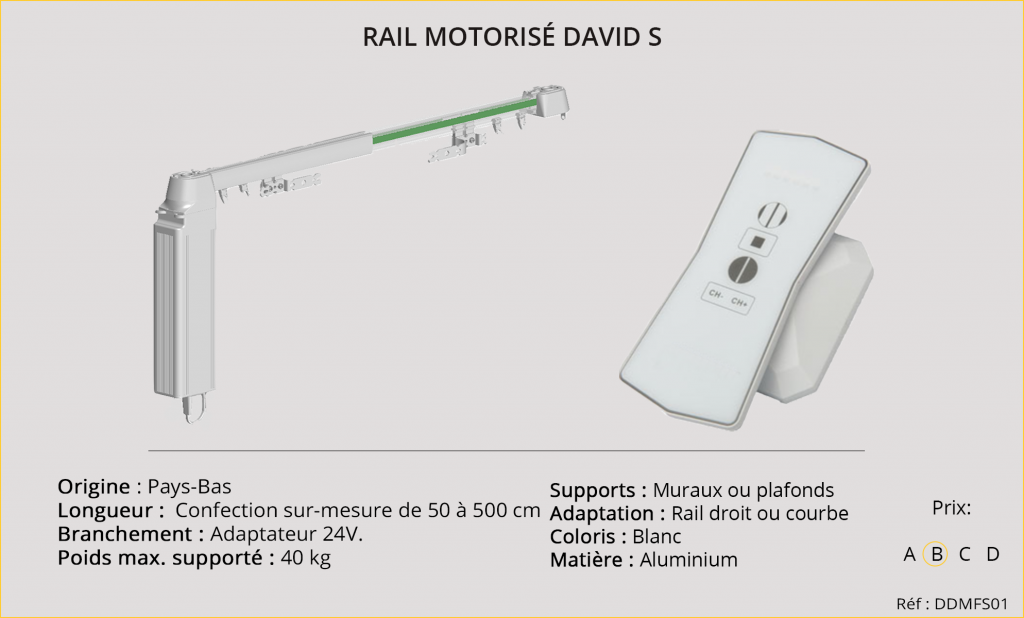 Rail motorisé DAVID S